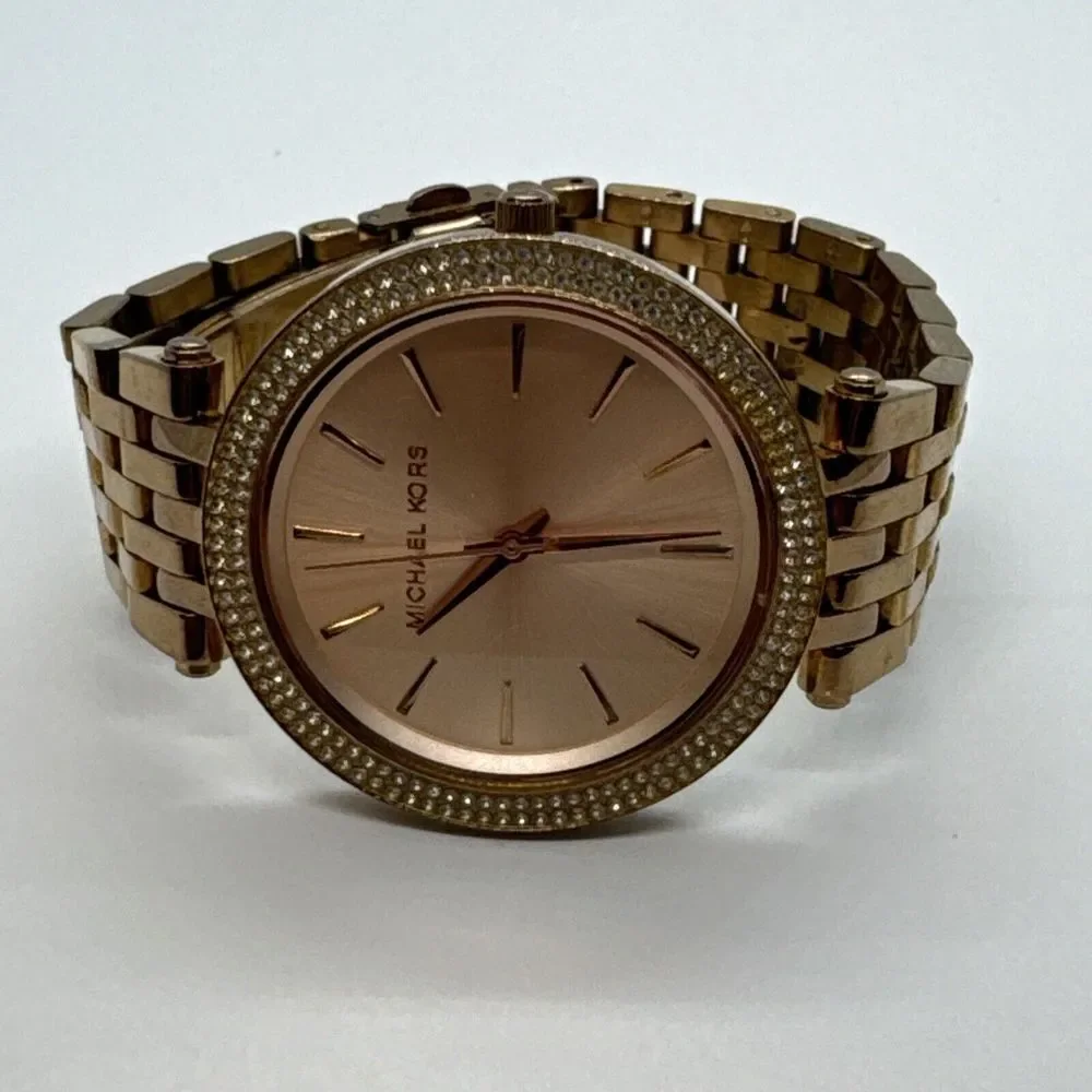 Michael Kors Darci MK3192 Women Rose Gold Analog Dial Quartz Wrist Watch JNA287